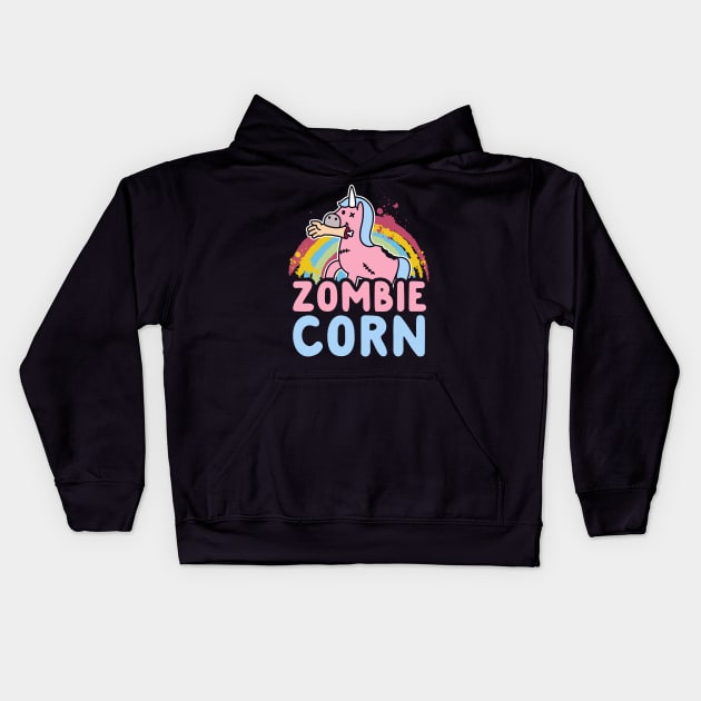 Zombie Corn Kids Hoodie by thingsandthings